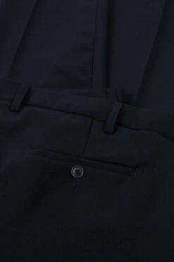 Carabou Panama Classic Formal Trouser - Navy 7 Carabou Panama Classic Formal Trouser - Navy -Famous Menswear Store gpan panama trouser navy 2