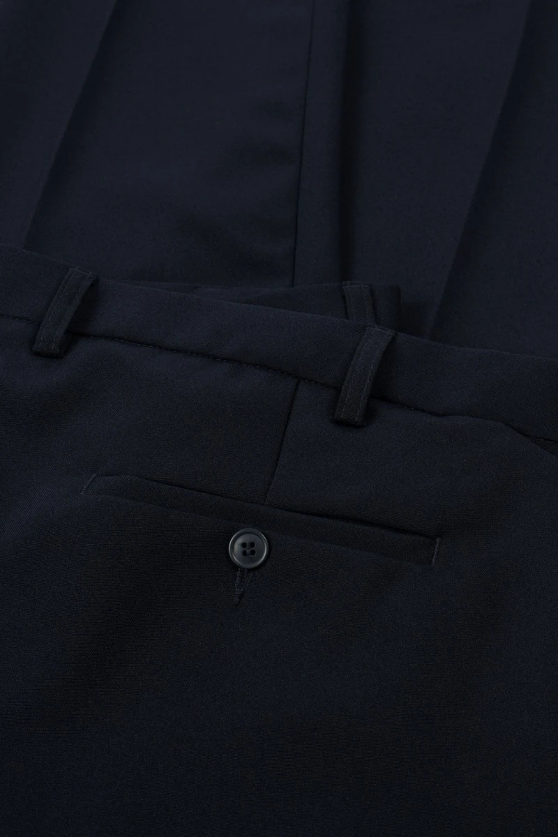 Carabou Panama Classic Formal Trouser - Navy 5 Carabou Panama Classic Formal Trouser - Navy - Image 3