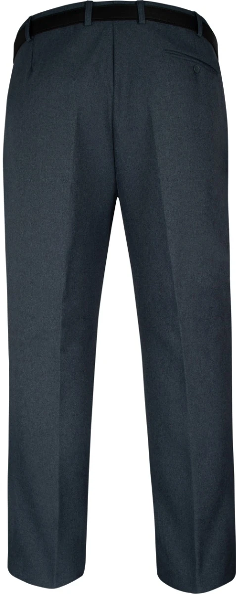 Carabou Formal Stretch Trouser With Belt - Blue 4 Carabou Formal Stretch Trouser With Belt - Blue - Image 2