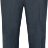 Carabou Formal Stretch Trouser With Belt - Blue