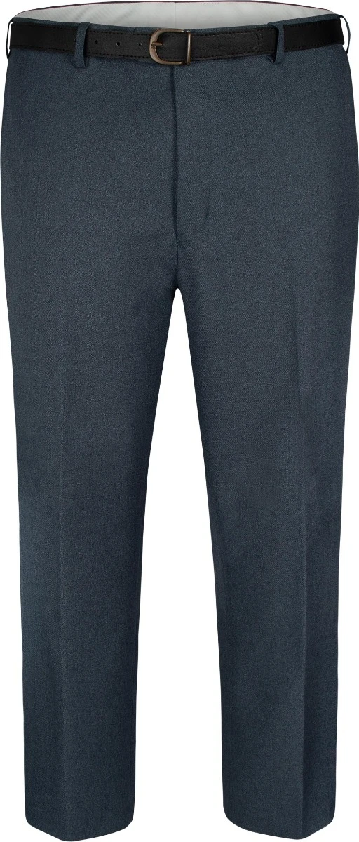 Carabou Formal Stretch Trouser With Belt - Blue 3 Carabou Formal Stretch Trouser With Belt - Blue
