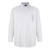 Kam Oxford Classic Long Sleeve Shirt - White