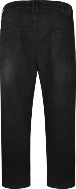Kam Fashion Distressed Jeans - Black -Famous Menswear Store kbs alonso jean black 2