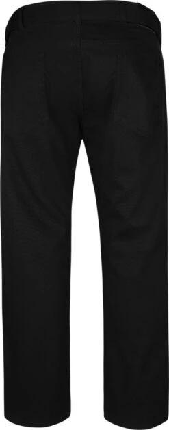 Duke D555 Mario Bedford Cord Trouser With Belt Black -Famous Menswear Store ks1554 mario black 2