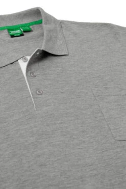 Duke D555 Grant Fully Combed Pique Polo Shirt - Grey -Famous Menswear Store ks16501 grey 2