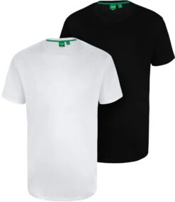 Duke D555 Fenton T-Shirt Twin Pack - Black/White