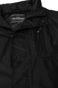 Kam Waterproof Jacket - Black -Famous Menswear Store kvskv 01 black 2