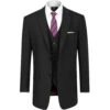 Skopes Darwin/Olso Big Men's Suit Jacket - Black Up To 72" Chest! -Famous Menswear Store mm1027