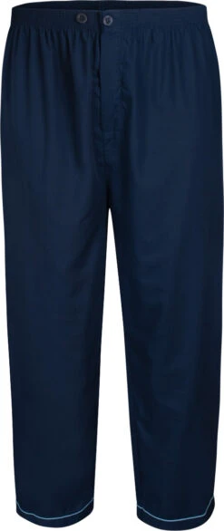 Espionage Plain Traditional Pyjama Set - Blue -Famous Menswear Store pj057 3
