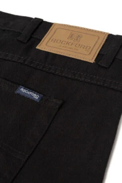 Duke Rockford Comfort Fit Jeans - Black -Famous Menswear Store rj520 black 3