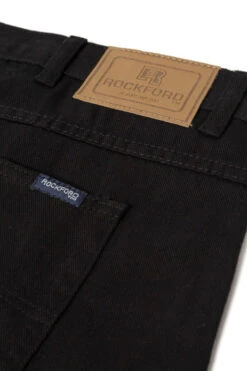 Duke Rockford Tall Comfort Fit Jeans - Black -Famous Menswear Store rj720 et black 4