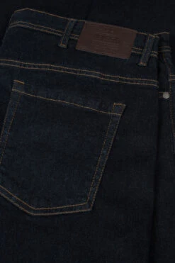 Duke D555 Cedric Tall Tapered Fit Stretch Jeans - Indigo Blue -Famous Menswear Store t15497 cedric jeans tall indigo blue 3