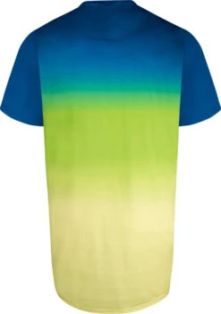 Uptheir Vibe Two TALL Fade Effect Curved Hem Tee - Green -Famous Menswear Store tumbnail 0008f8f3 c0a2 45e0 9fcf a3b2d668690b