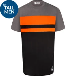 Uptheir Hexagon TALL Colour Block T-Shirt - Orange 7 Uptheir Hexagon TALL Colour Block T-Shirt - Orange -Famous Menswear Store tumbnail 00fdcc37 0d5c 4f21 8b3f 4a492e3682ff