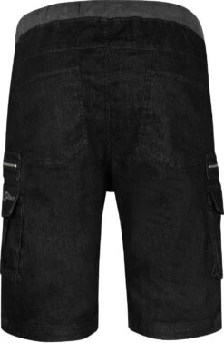 Uptheir Aragon TALL Ribbed Waistband Denim Shorts Black -Famous Menswear Store tumbnail 0167c4b6 ab0e 4b0f 8290 4669d8fedef8
