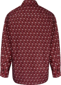 Uptheir Terek All Over Botanical Print Shirt - Cabernet -Famous Menswear Store tumbnail 028316b1 cdfb 41c1 9228 293e30952c8b