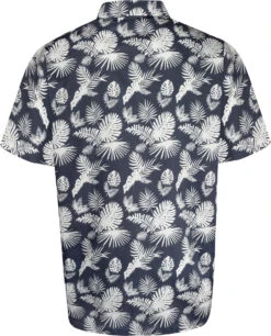 Uptheir Danes Botanical Leaf Print SS Shirt - Navy -Famous Menswear Store tumbnail 031e2310 9c39 4339 b373 fcff7d1004d7