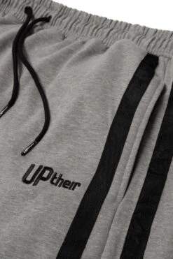 Uptheir Roar Side Stripe Joggers - Grey Marl -Famous Menswear Store tumbnail 05f5c64e 727f 4290 8d63 45e631b3819e