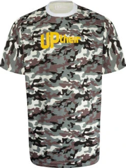 Uptheir Flok Camouflage Print Crew Neck T-Shirt - Green -Famous Menswear Store tumbnail 069a3ad7 098e 4907 ba78 1881d8d1686e