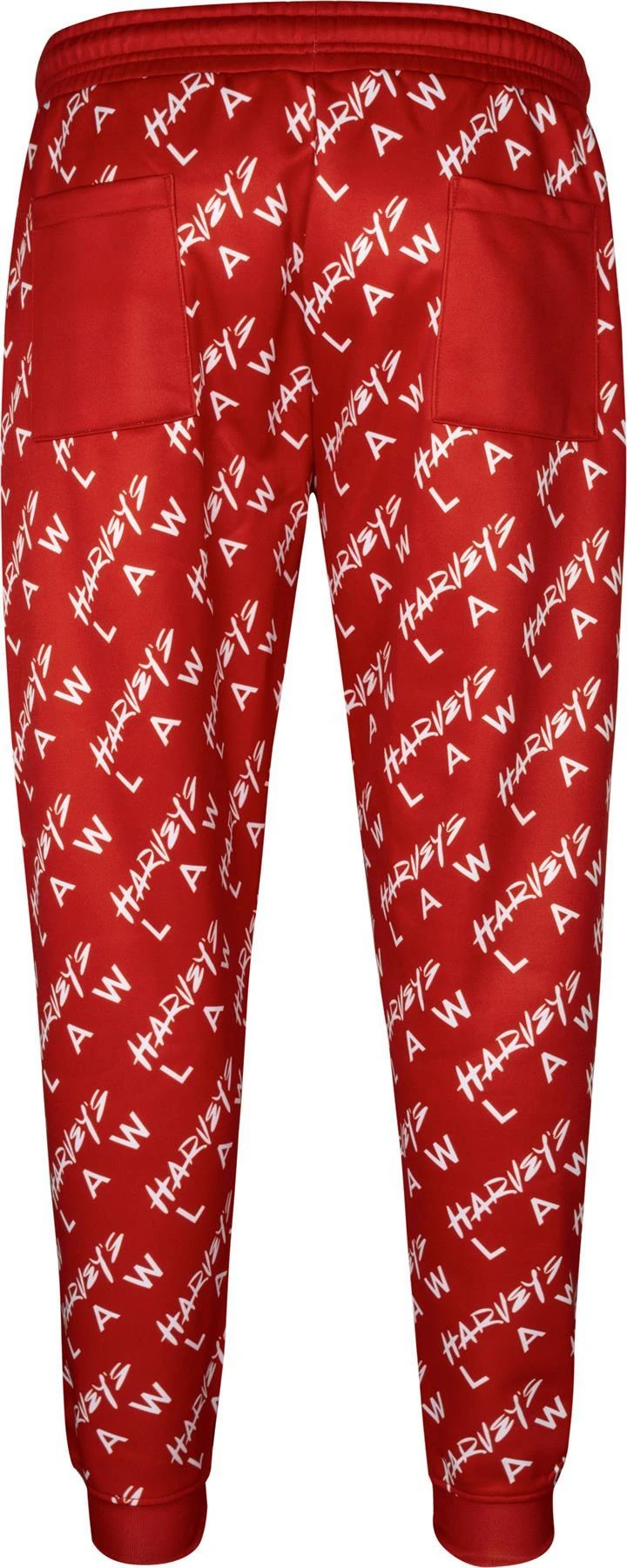 Uptheir Get Serious All Over Print Closed Jogger - Red 4 Uptheir Get Serious All Over Print Closed Jogger - Red - Image 2