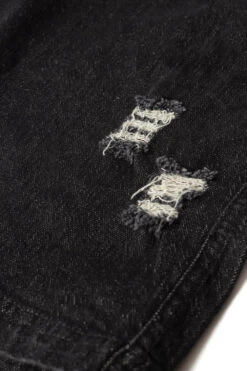 Uptheir Bucky TALL Distressed Classic Denim Shorts - Black -Famous Menswear Store tumbnail 07effe62 21e8 44d3 a41e b57a497fe2e6