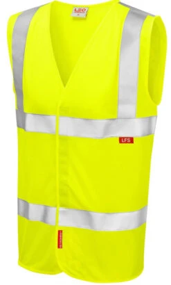 Leo Milford Class 2 Reflective Waistcoat - Yellow