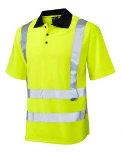 Leo Croyde Brace Polo Shirt - Yellow
