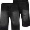 Uptheir Thrand TALL Elasticated Waist Denim Shorts - Black -Famous Menswear Store tumbnail 0a199884 eb7c 493a 858e 001e99faa68e
