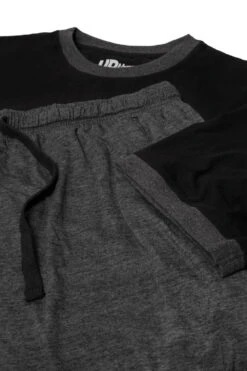 Uptheir Bowen TALL Matched Pyjama Set - Black Charcoal -Famous Menswear Store tumbnail 0ac491b5 8089 4d8b bd61 7dcd8f8af003