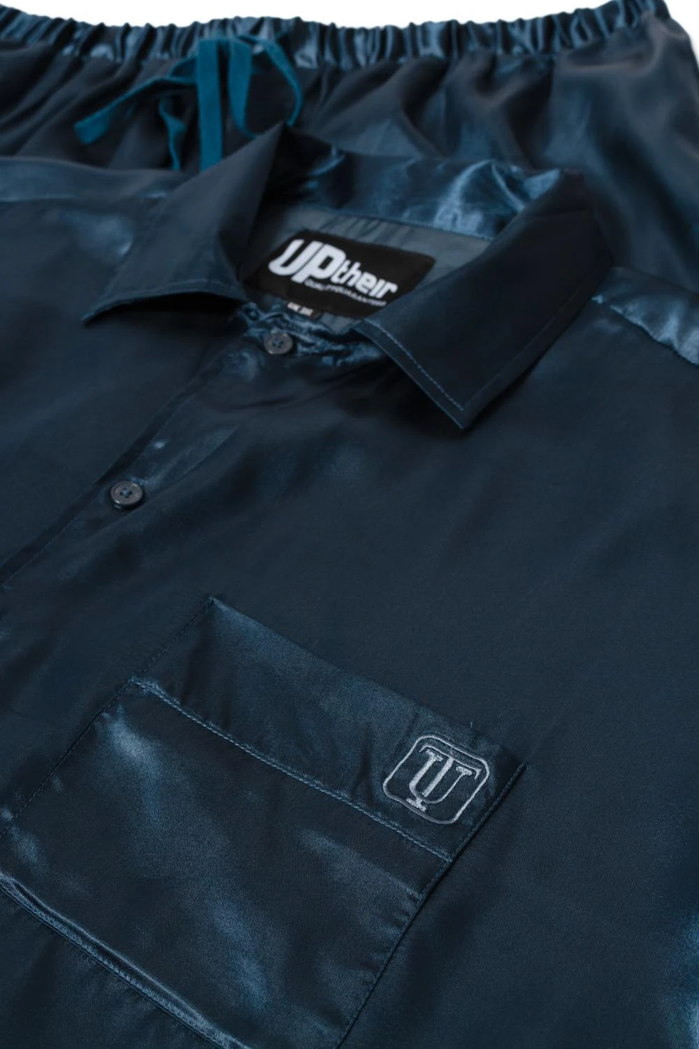 Uptheir Sander Essential Pyjama Set - Navy 6 Uptheir Sander Essential Pyjama Set - Navy - Image 4