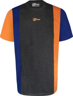 Uptheir Square Vertical Cut And Sew Block T-Shirt - Grey -Famous Menswear Store tumbnail 0d559382 d3a4 4ccd 94eb b3dca91e4499