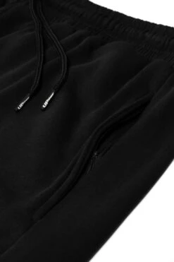 Uptheir Schofield Plain Cargo Joggers - Black -Famous Menswear Store tumbnail 0deae63f 8f3b 4d96 80a0 3c44a9785243