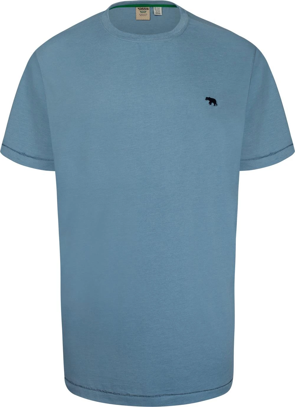 Duke D555 Stanmore Tall T-Shirt And Shorts Loungewear Set - Blue 4 Duke D555 Stanmore Tall T-Shirt And Shorts Loungewear Set - Blue - Image 2