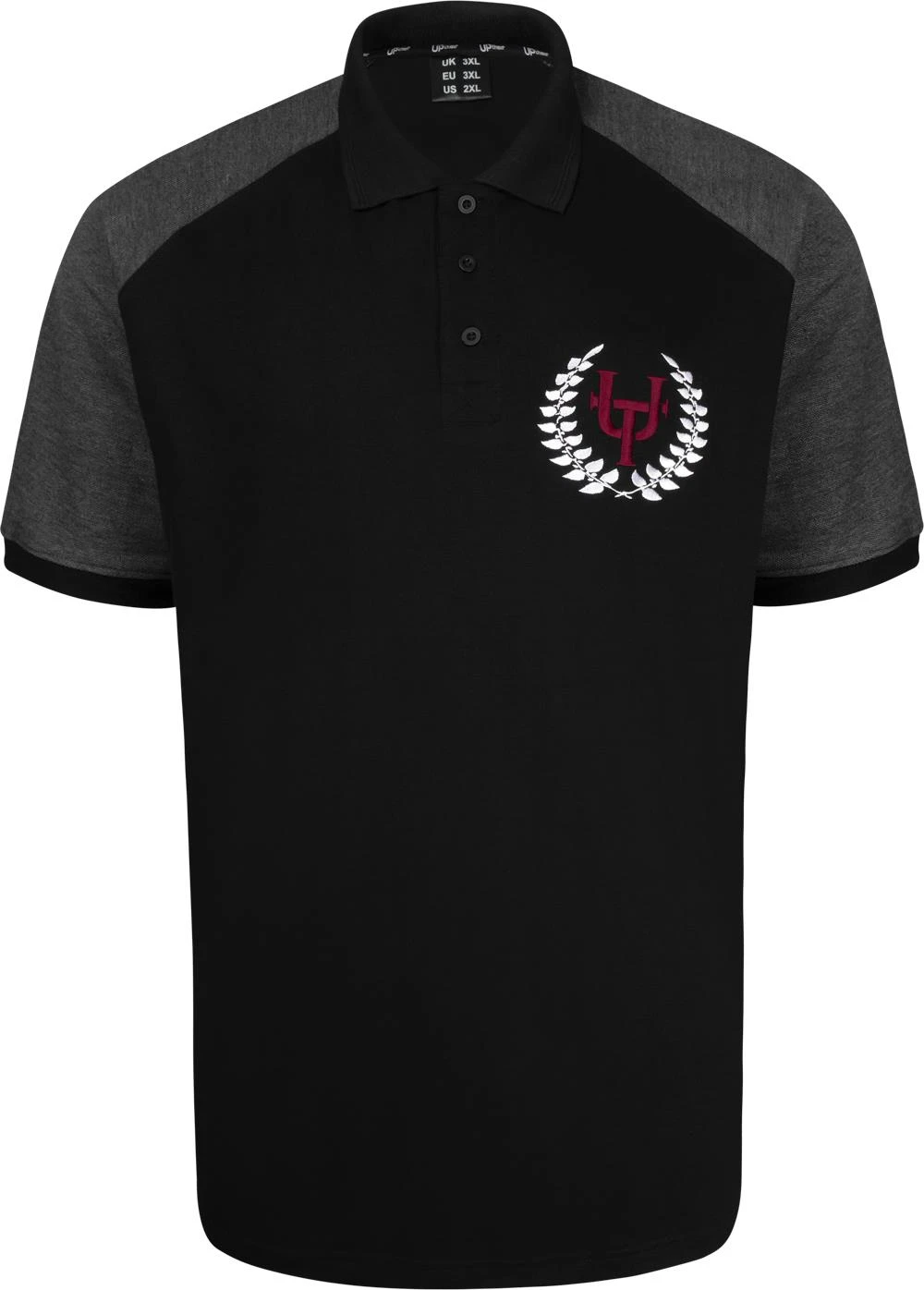 Uptheir Cool Whip Polo With Embroidered Logo - Black 3 Uptheir Cool Whip Polo With Embroidered Logo - Black