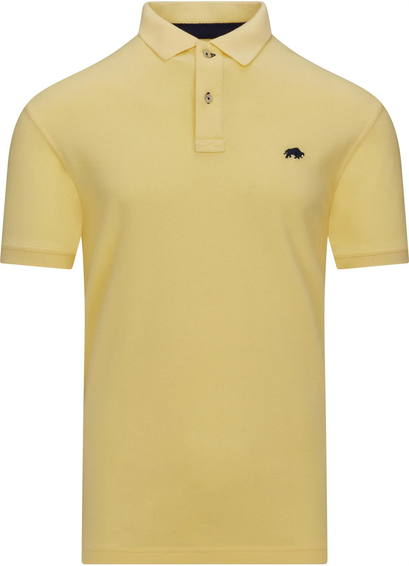 Raging Bull Signature Organic Polo Shirt - Lemon 4 Raging Bull Signature Organic Polo Shirt - Lemon - Image 2