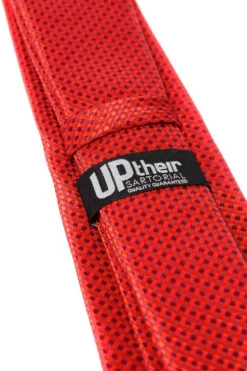 Uptheir All Over Diamond Neat Extra Long Tie - Red -Famous Menswear Store tumbnail 12b97de1 4eb1 45ef 903a c5726dd4de38