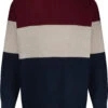 Uptheir Dunnock Colour Block Knitted Sweater - Sapphire -Famous Menswear Store tumbnail 155322e4 74fd 49ba 82e3 d47f06faf51e