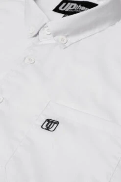 Uptheir Bud Classic Short Sleeve Shirt - White -Famous Menswear Store tumbnail 15987b4c b6ab 42b0 9515 6b6721db8781