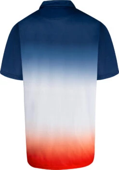 Uptheir Rach TALL Faded Tie Dye Polo Shirt - Navy Orange -Famous Menswear Store tumbnail 15f55e7d 1326 45e3 bf9b aa070f5fc1c9