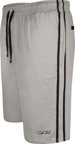 Uptheir Bucky TALL Contrast Stripe Shorts - Grey
