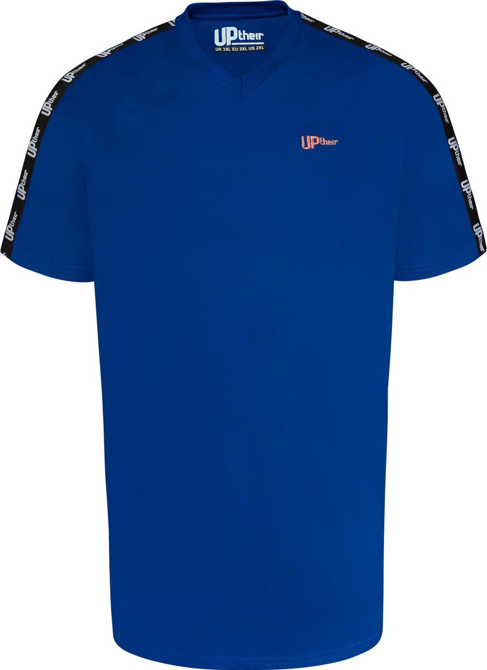 Uptheir Tri Two TALL Shoulder Tape V-Neck T-Shirt - Blue 3 Uptheir Tri Two TALL Shoulder Tape V-Neck T-Shirt - Blue