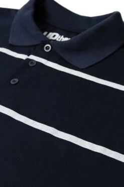 Uptheir Fennel TALL Fine Striped Polo Shirt - Navy -Famous Menswear Store tumbnail 19bcda80 c199 42ec ae79 894c5fb4bec0