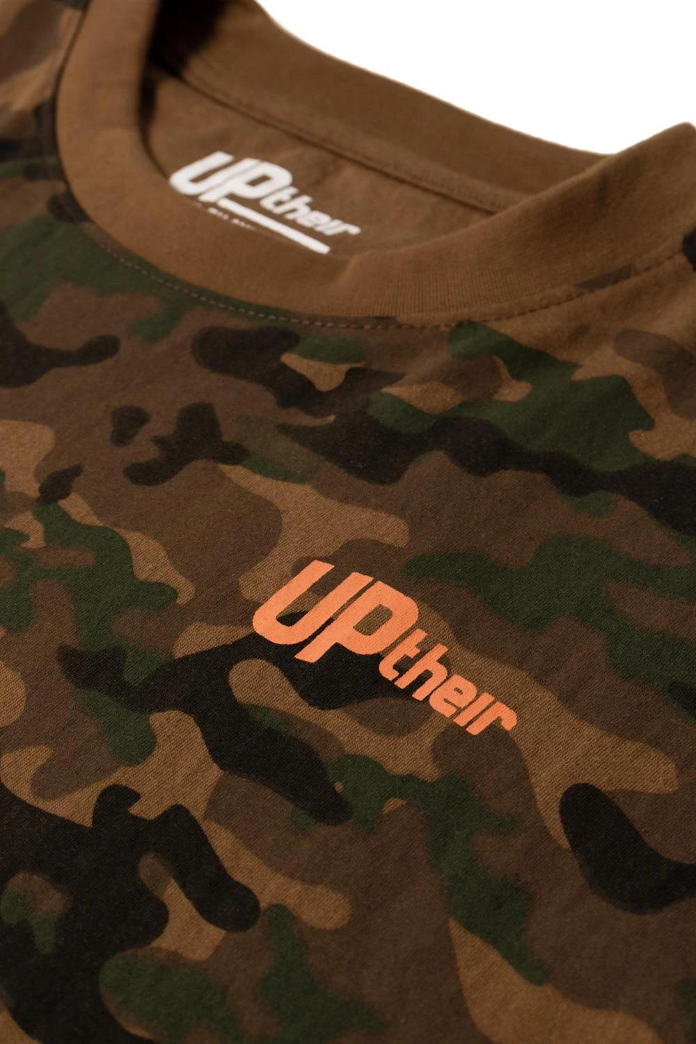 Uptheir Noel All Over Camo Print T-Shirt - Brown 5 Uptheir Noel All Over Camo Print T-Shirt - Brown - Image 3