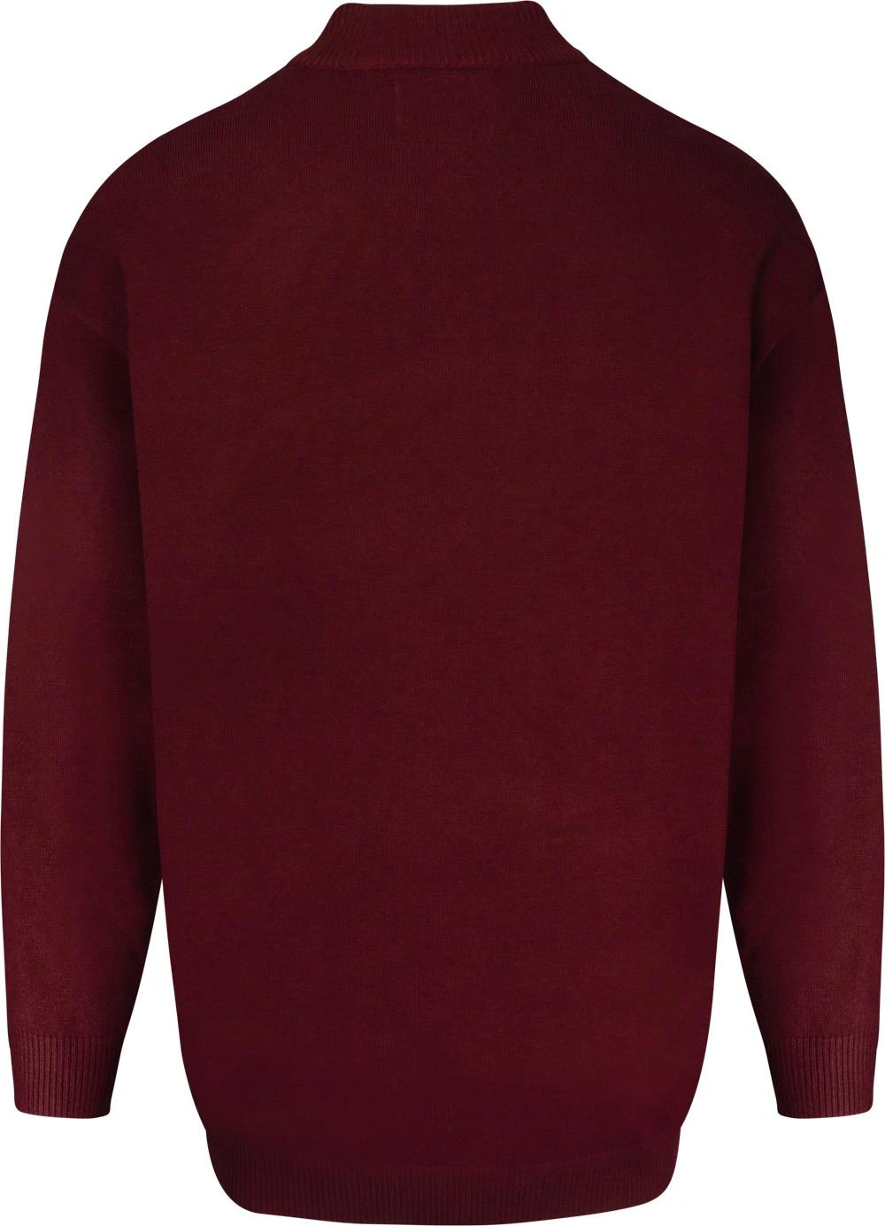 Uptheir Finch Essential Half Zip Knit Jumper - Cabernet