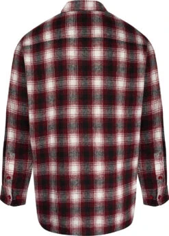 Uptheir Argan Long Sleeved Flannel Shirt - Cabernet