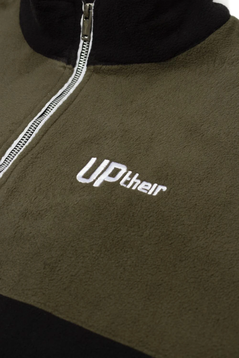 Uptheir Temptation Zip Through Block Gilet - Olive Black 5 Uptheir Temptation Zip Through Block Gilet - Olive Black - Image 3