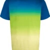 Uptheir Vibe Two Fade Effect Curved Hem T-Shirt - Green -Famous Menswear Store tumbnail 1f8e9fdb ac8f 4c35 b0c5 1c41c590b34f
