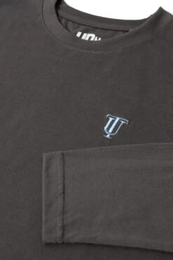 Uptheir Ashbluff Long Sleeve Plain Design Tee - Carbon -Famous Menswear Store tumbnail 212ed7a4 aeba 48fe ba2a 4edf32fd2df2