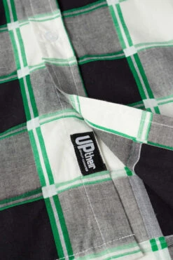 Uptheir Seville Short Sleeve Checked Shirt - Green 11 Uptheir Seville Short Sleeve Checked Shirt - Green -Famous Menswear Store tumbnail 21438df0 d690 45de 8a36 39a3514050ab