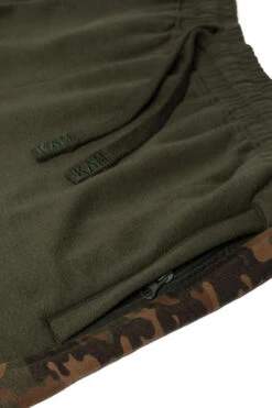 Kam Cuffed Hem Camo Panel Jogger - Khaki -Famous Menswear Store tumbnail 22647055 e82c 43ae 92c1 6eef8e4cd4ff